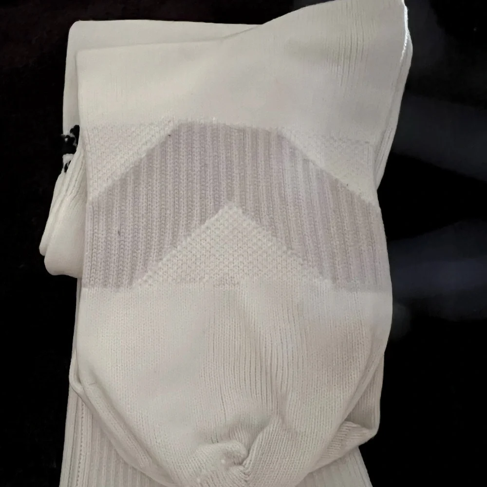 ADIDAS UNISEX WHITE SOCCER SOCKS